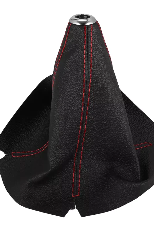 Unique Bargains Car Shift Boot Cover Universal Gear Shift Knob Boot Dust Cover Faux Leather