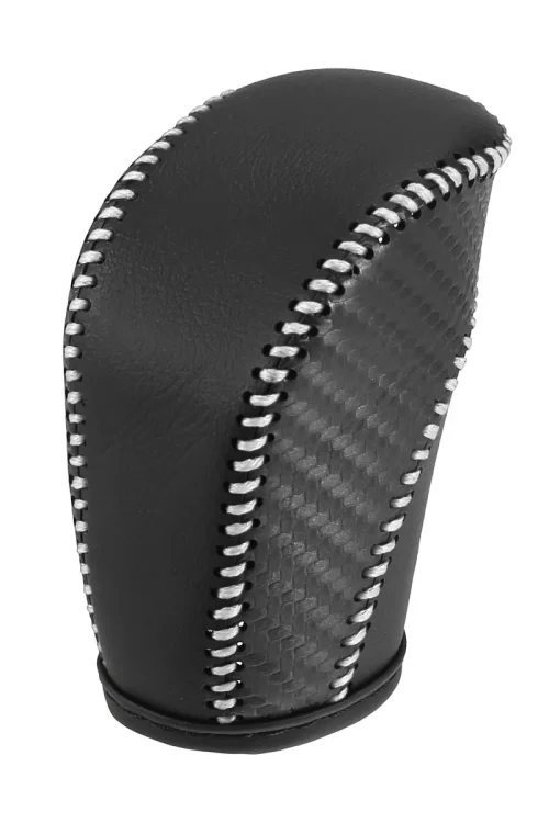 Unique Bargains Car Faux Leather Gear Shift Knob Cover for Volkswagen Jetta 2011-2019