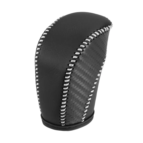 Unique Bargains Car Faux Leather Gear Shift Knob Cover for Volkswagen Jetta 2011-2019