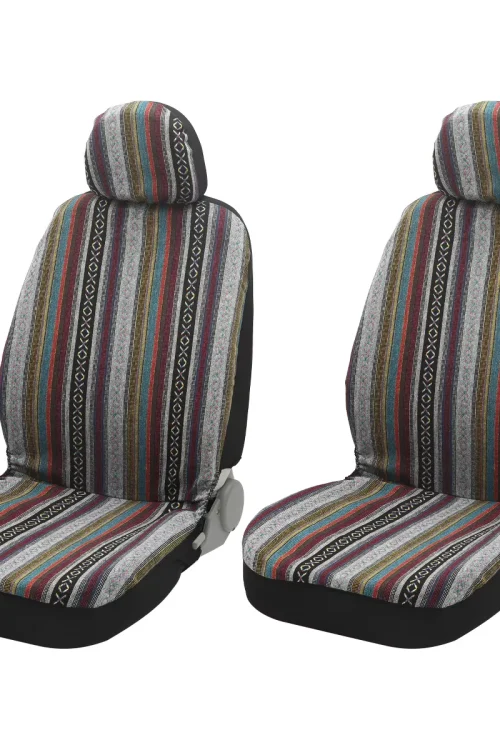 Unique Bargains Universal Front Car Seat Cover Kit Cloth Fabric